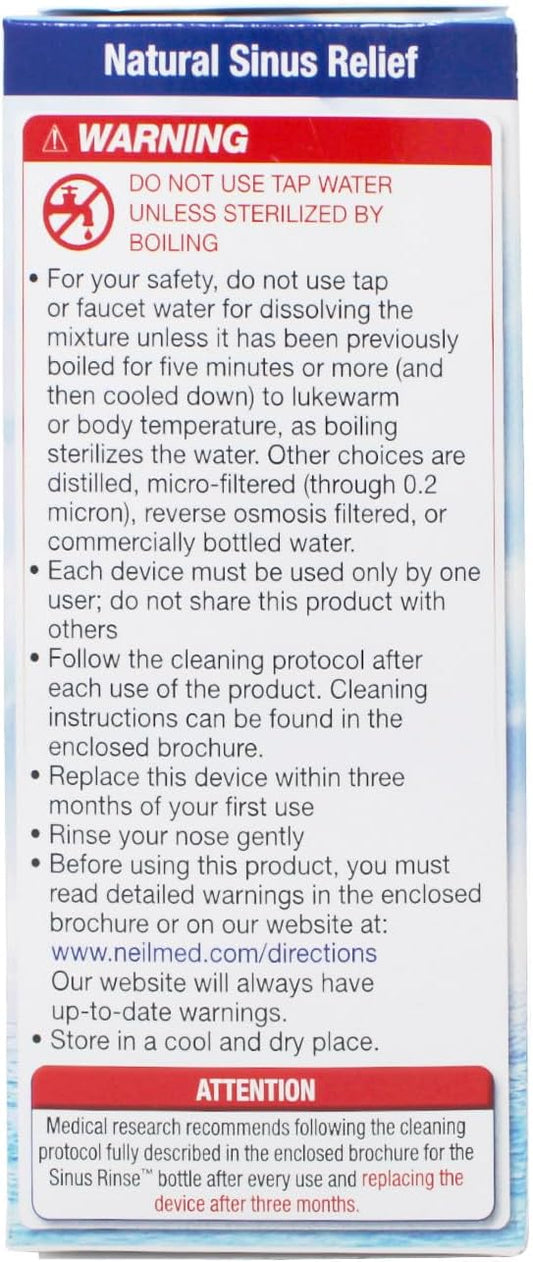 Neilmed Sinus Rinse Starter Kit With 5 Packets (Pack Of 1)