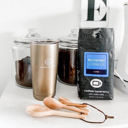 Blueberry Cobbler Coffee By Coffee Beanery | 12Oz Flavored Coffee Ground Medium Roast Coffee| 100% Specialty Arabica Coffee Ground | Gourmet Coffee | Flavored Ground Coffee Medium Roast