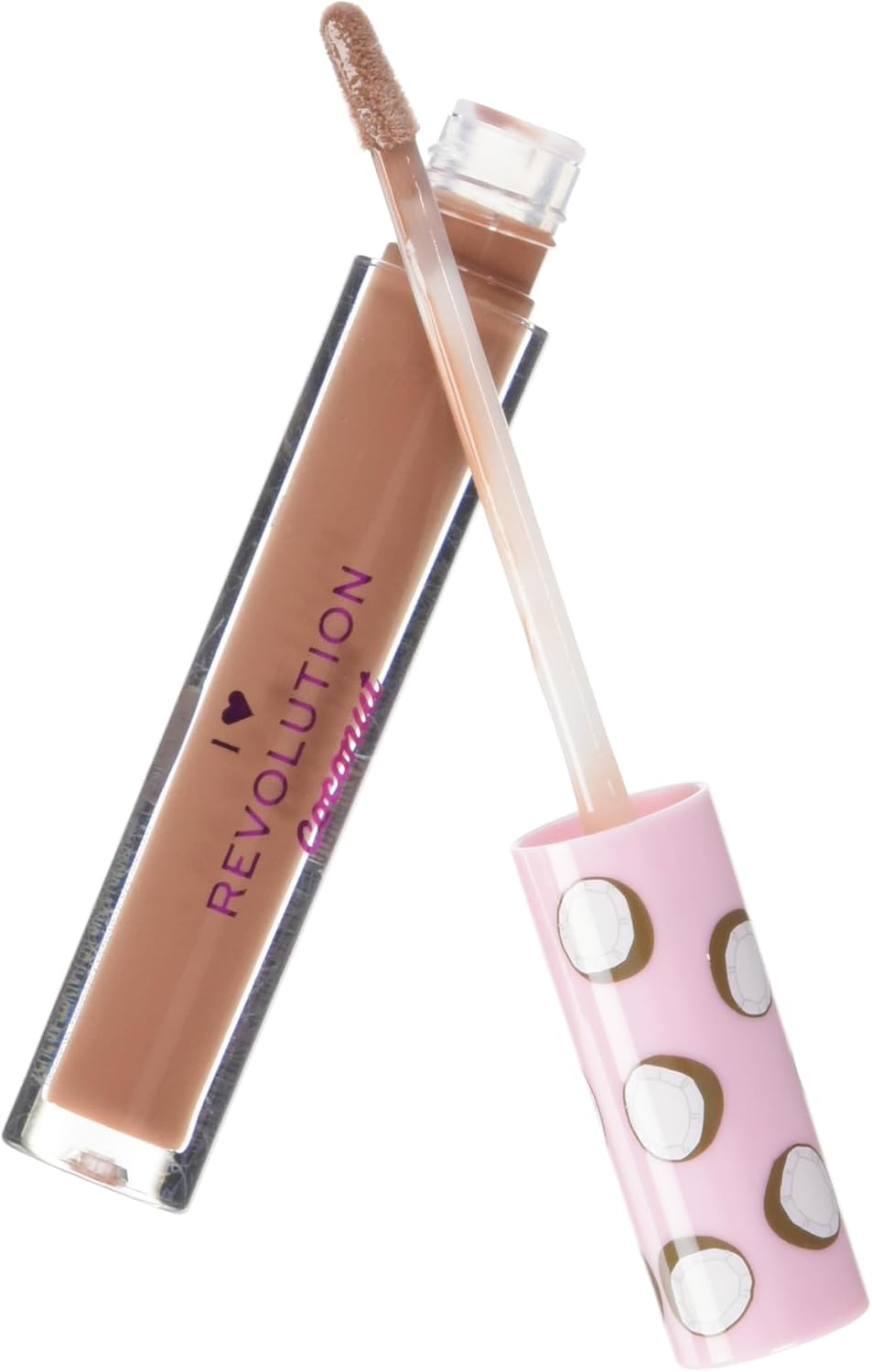 I Heart Revolution, Tasty Coconut Lipgloss, Hydrating & Non-Sticky Coconut Scented Formula, Coconut Cookie, Brown, 2.2ml : Amazon.co.uk: Beauty