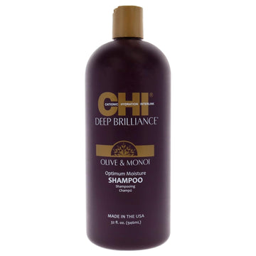 CHI Deep Brilliance Olive & Monoi Optimum Moisture Shampoo 32 oz