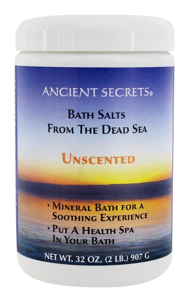 Ancient Secrets Unscented 2 Lb Dead Sea Aromatherapy Bath Salts