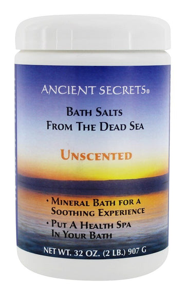 Ancient Secrets Unscented 2 Lb Dead Sea Aromatherapy Bath Salts