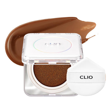 Clio Kill Cover Founwear Cushion The Original I 20 Shades, Korean Cushion Foundation, Cushion Make Up, Full& High Coverage, Airy Satin, Natural Matte Finish Look (38W Mahogany, One Size)