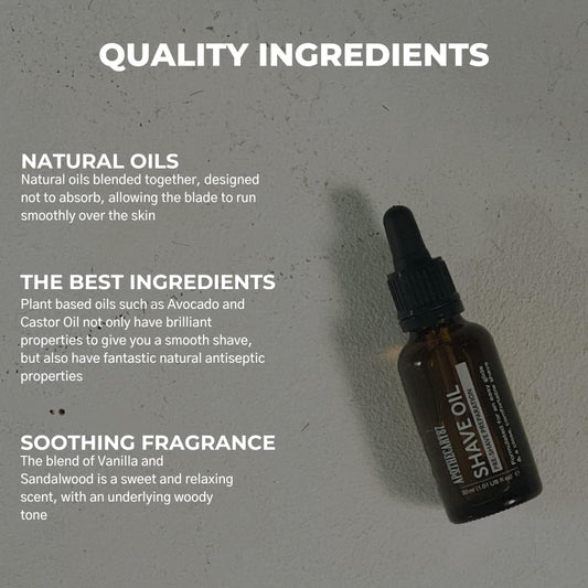 Apothecary 87 Shave Oil | Premium Formulation With Plant Extracts | Pre Shave Oil For Sensitive Skin | 30Ml