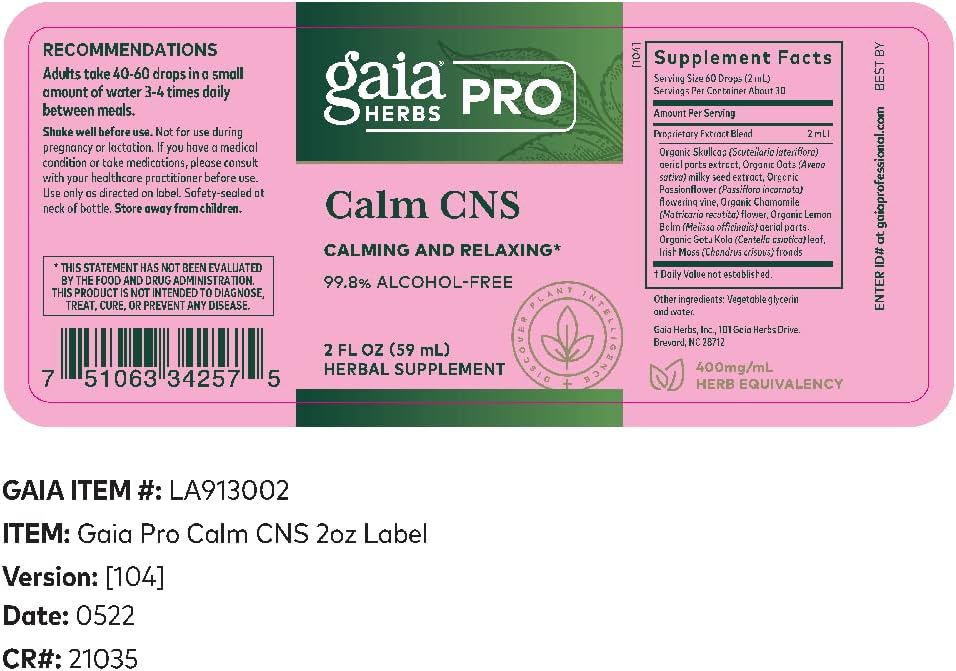 Gaia PRO Calm CNS : Health & Household