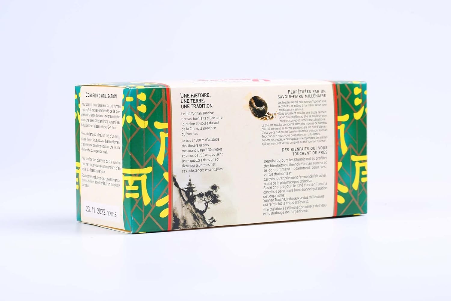 Yunnan Tuocha-Nature Flavor Tuocha Tea- 30 Tea Bags/Box