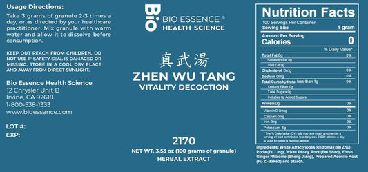 2170 Zhen Wu /Vitality Decoction 100G