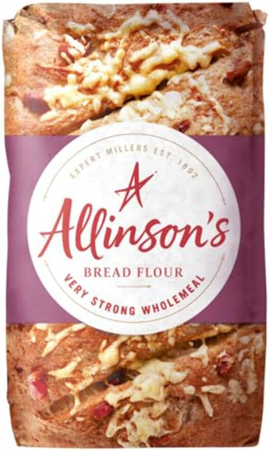 Allinson Very Strong Wholemeal Bread Flour, 1Kg