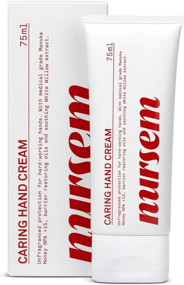Nursem Fragrance Free Hand Cream – 75Ml | Fast-Absorbing, Natural Hand Cream Cruelty Free For Sensitive Skin