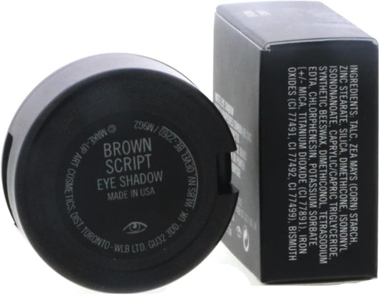 Mac Eye Shadow Brown Script