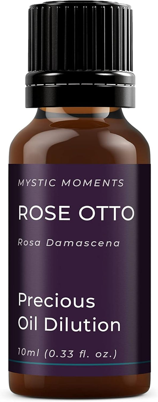 Mystic Moments | Rose Otto Precious Oil Dilution 10Ml 3% Jojoba Blend Perfect For Massage, Skincare, Beauty And Aromatherapy