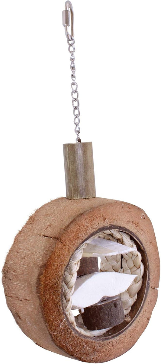 Nature First" 100% Natural Husk Puzzler Bird Toy :Pet Supplies