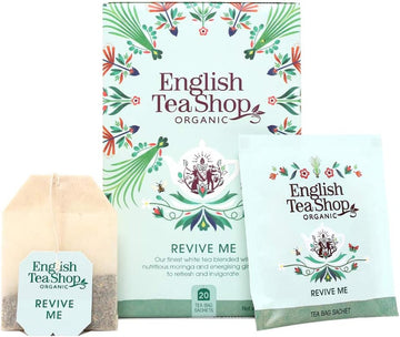 English Tea Shop Organic Revive Me - 20 Paper Tea Bag Sachets (Pack Of 2)