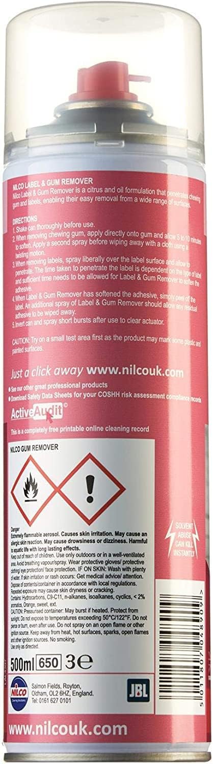 Nilco Chewing Gum Remover 500Ml - Svtn500Cgr