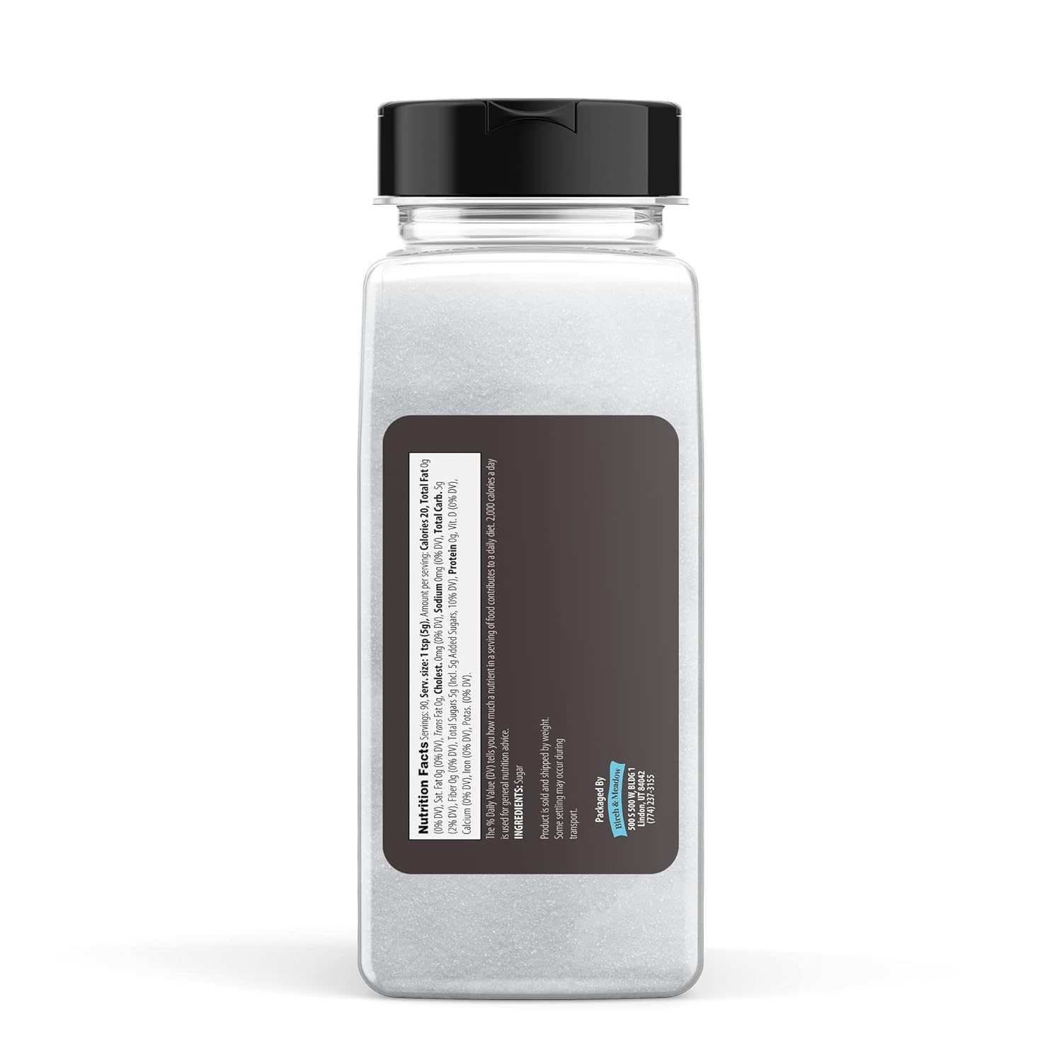 Birch & Meadow Black Tie Sanding Sugar Bundle, Mixed Colors, 1 Lb. Colorful Sugar Crystals For Festive Holiday Baking