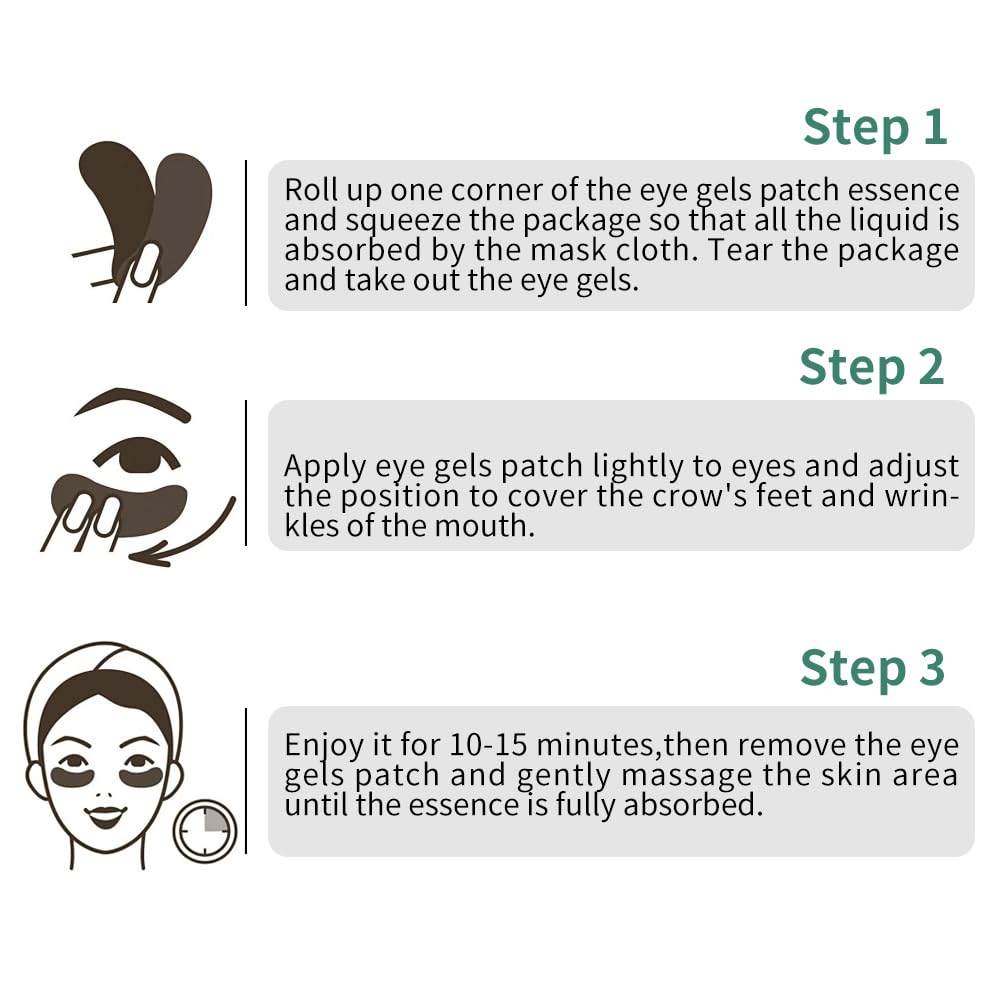 VGO Under Eye Patches for Dark Circles, 7 Pairs Eye Gels Mask - Reduce Wrinkles Puffy & Bags, Anti Aging Moisturizer : Beauty & Personal Care