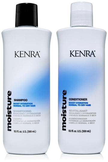 Kenra Moisture Shampoo & Conditioner Set | Boost Hydration | Improve Manageability and Shine | Nourish Dry Hair | Color Safe | Efforless Detangling | Normal to Dry Hair | 10.1 fl. oz. : Beauty & Personal Care