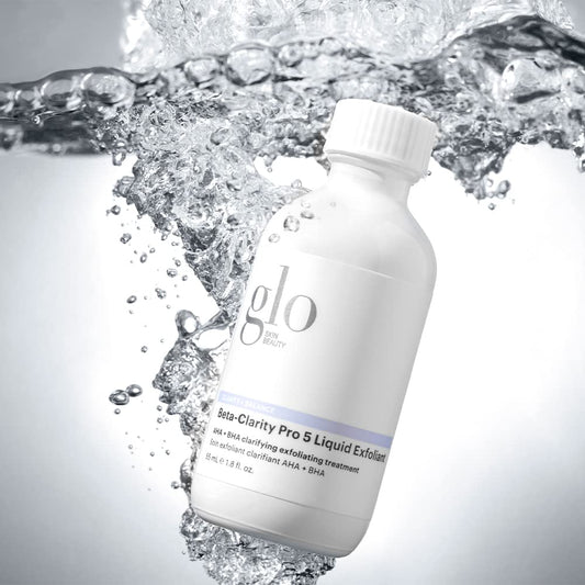 Glo Skin Beauty Beta-Clarity Pro 5 Liquid Exfoliant, Travel Size - Aha + Bha Clarifying And Balancing Chemical Exfoliant Treatment