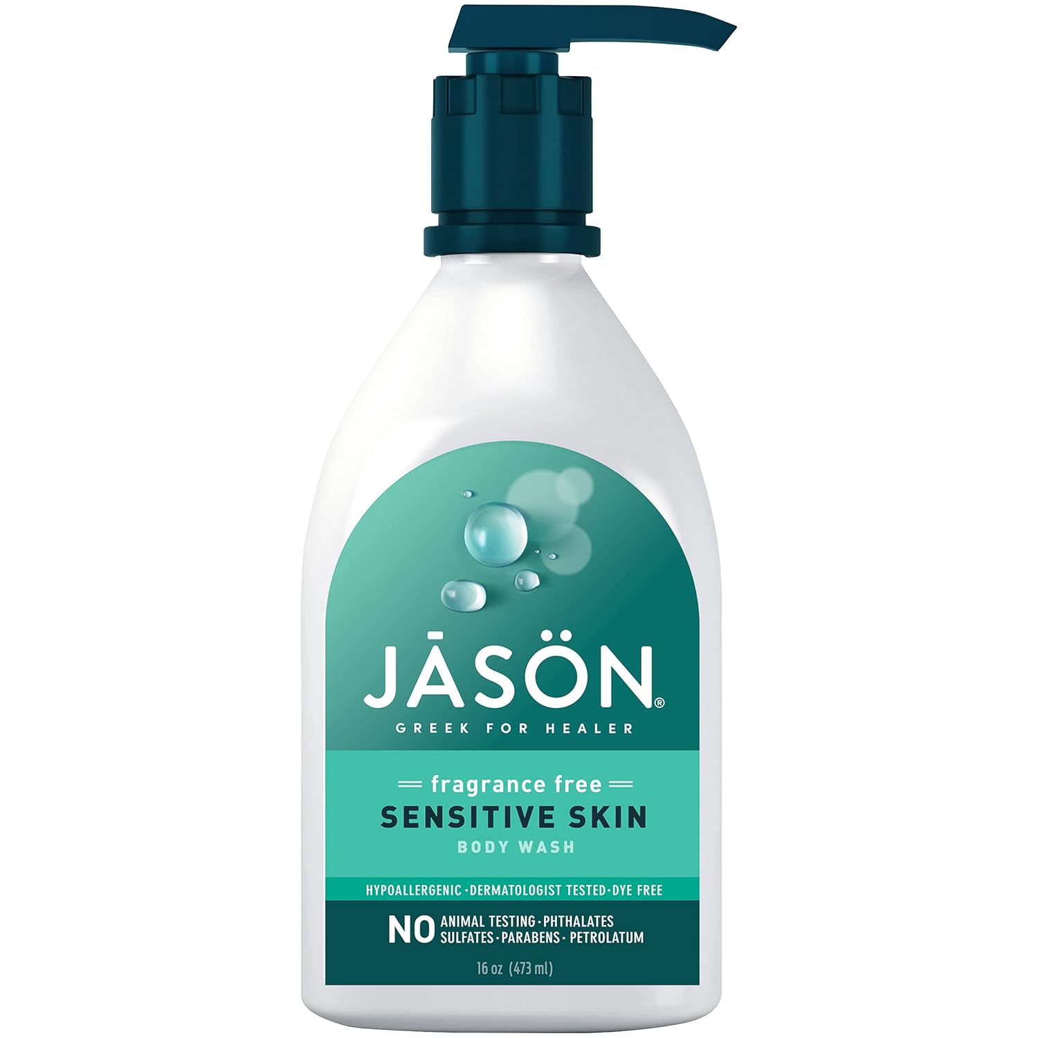 Jason Sensitive Skin Body Wash, 16Oz