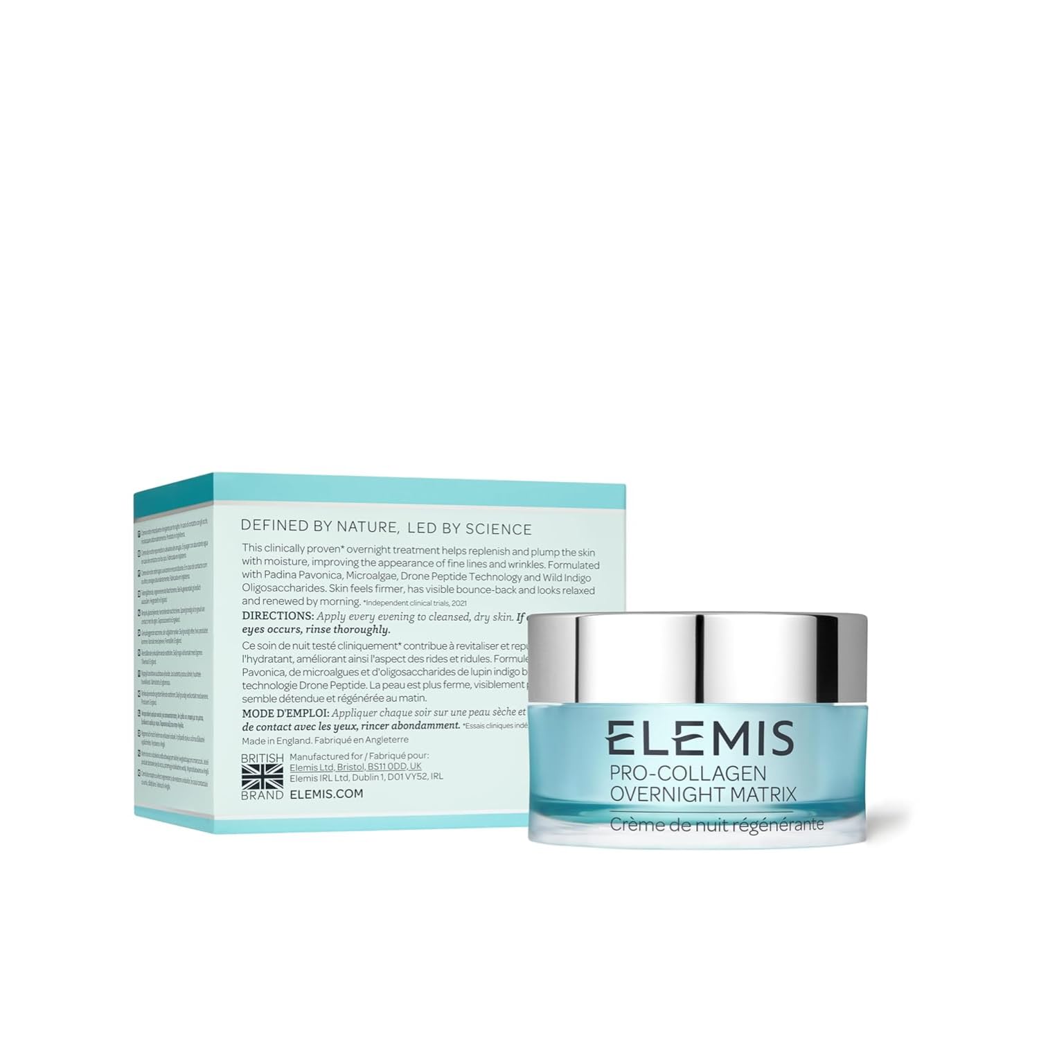 ELEMIS Pro-Collagen Overnight Matrix, 50ml – Wrinkle Smoothing Night Cream, Deeply Hydrate, Smooth, Firm & Replenish Stressed Skin, Overnight Hydrating Skincare Face Cream : Beauty & Personal Care