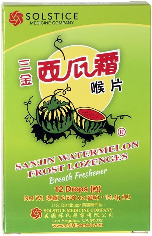 Sanjin Watermelon Frost Lozenges For Dry Throat