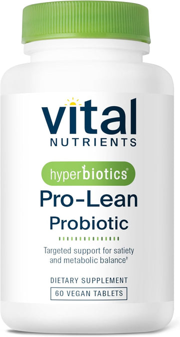 Hyperbiotics Pro Lean Vegan Probiotics For Women And Men | Time Released Probiotic With Orafti P95 Prebiotics | Supports Metabolism And Healthy | Gluten, Dairy, And Soy Free | 60 Tablets