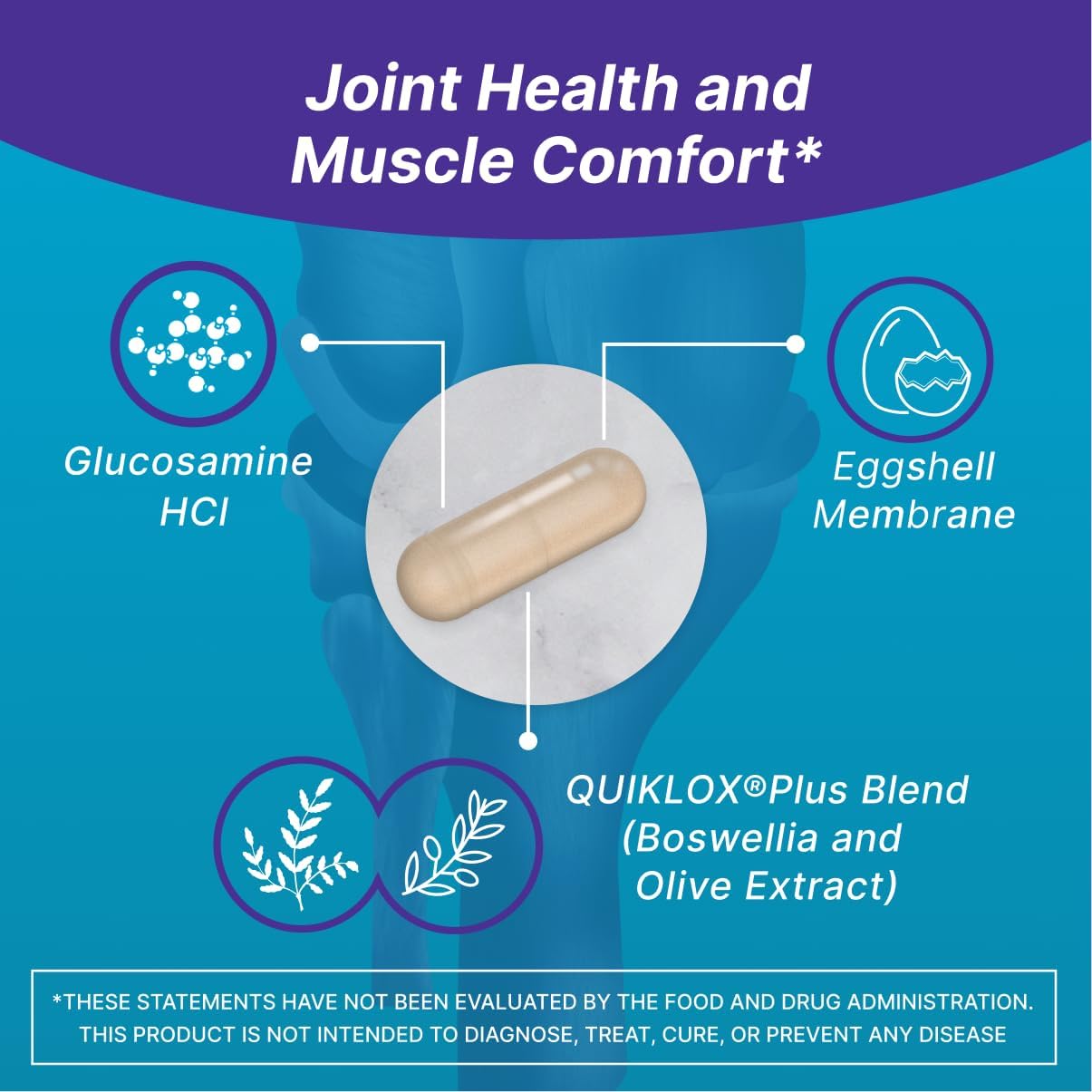 Cosamin® Muscle & Joint, Works to Decrease Cartilage Breakdown, Protects Joints, and Reduces Muscle Soreness, 74 Capsules : Health & Household