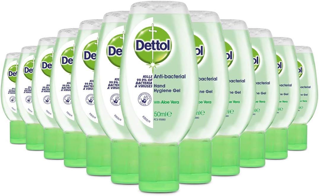 Dettol Antibacterial Hand Sanitiser X 12 - Aloe Vera