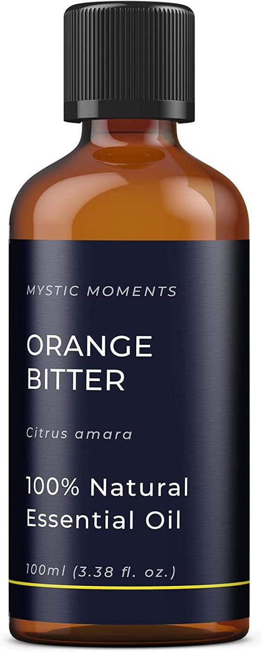 Mystic Moments | Orange Bitter Essential Oil 100ml - Pure & Natural oil for Diffusers, Aromatherapy & Massage Blends Vegan GMO Free