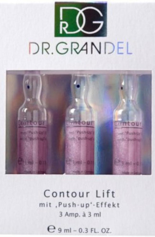 Dr Grandel Active Contour Lift Ampoule 24 Pack Pro Size. Push-Up Effect, Smoothing, Firming Care Serum For An Immediate Lifting Effect : Beauty & Personal Care