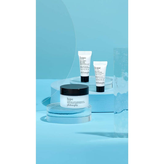 philosophy hope 3 piece skincare set 0.5 Oz. + 0.1 Oz. + 0.1 Oz