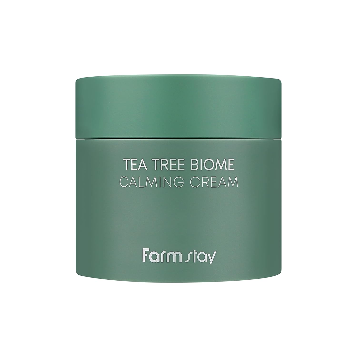 Farmstay Teatree Biome Calming Cream - Day & Night Daily Face Moisturizer Cream For Women & Men, Calming & Hydrating Cream For Dry, Sensitive, Itchy Skin, Acne, Korean Skin Care 2.70 Fl. Oz / 80Ml