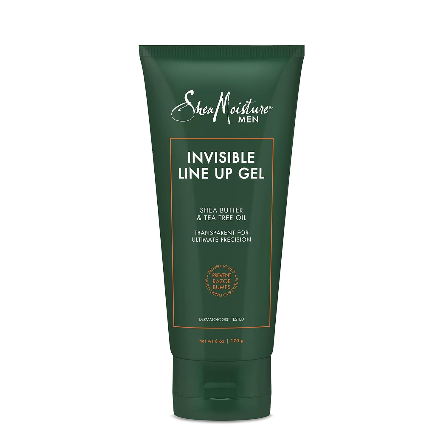 Sheamoisture Men Invisible Line Up Shave Gel For Smooth Skin Dermatologist-Tested Skin Care Proven To Prevent Razor Bumps When Using Our System 6 Oz