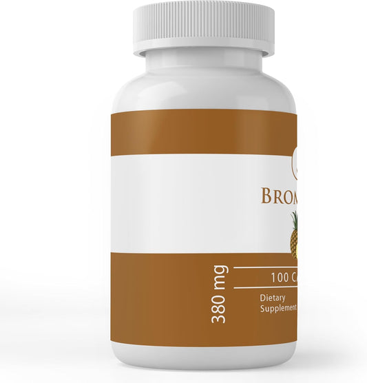 Pure Original Ingredients Bromelain, (100 Capsules) Always Pure, No Additives Or Fillers, Lab Verified