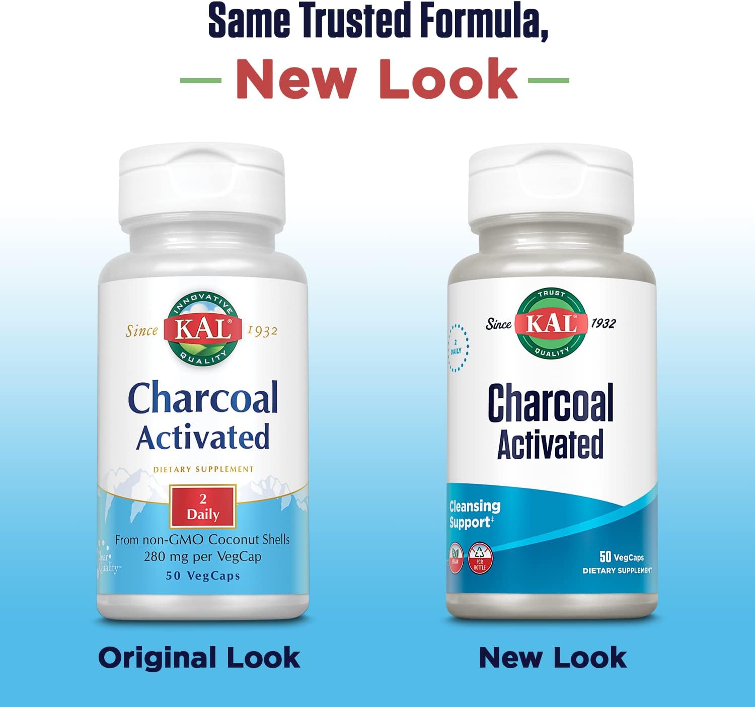 Kal Charcoal 280Mg - 50 Capsules : Health & Household