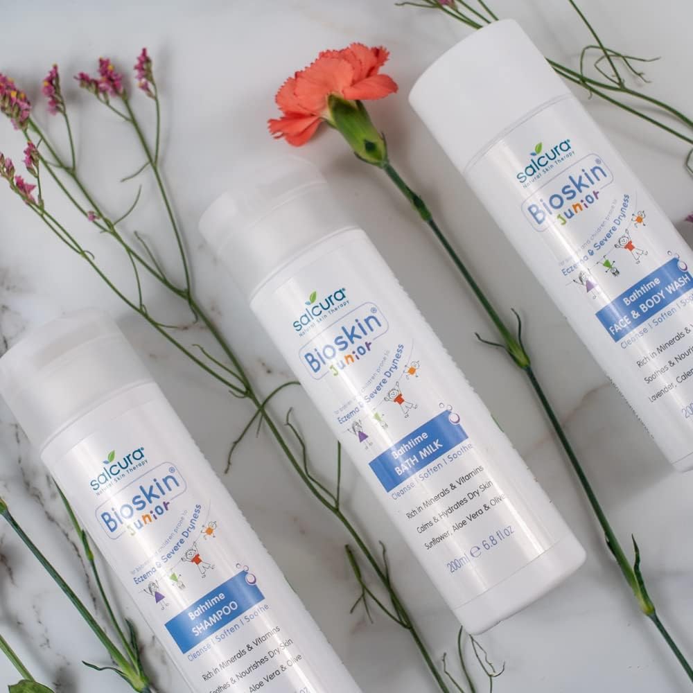 Salcura Natural Skin Therapy, Bioskin Junior Face & Body Wash, Low-Foamy Wash Will Hydrate, Nourish & Support The Severely Dry Skin When Showering Or Bathing, Lavender & Calendula 200ml : Amazon.co.uk: Beauty