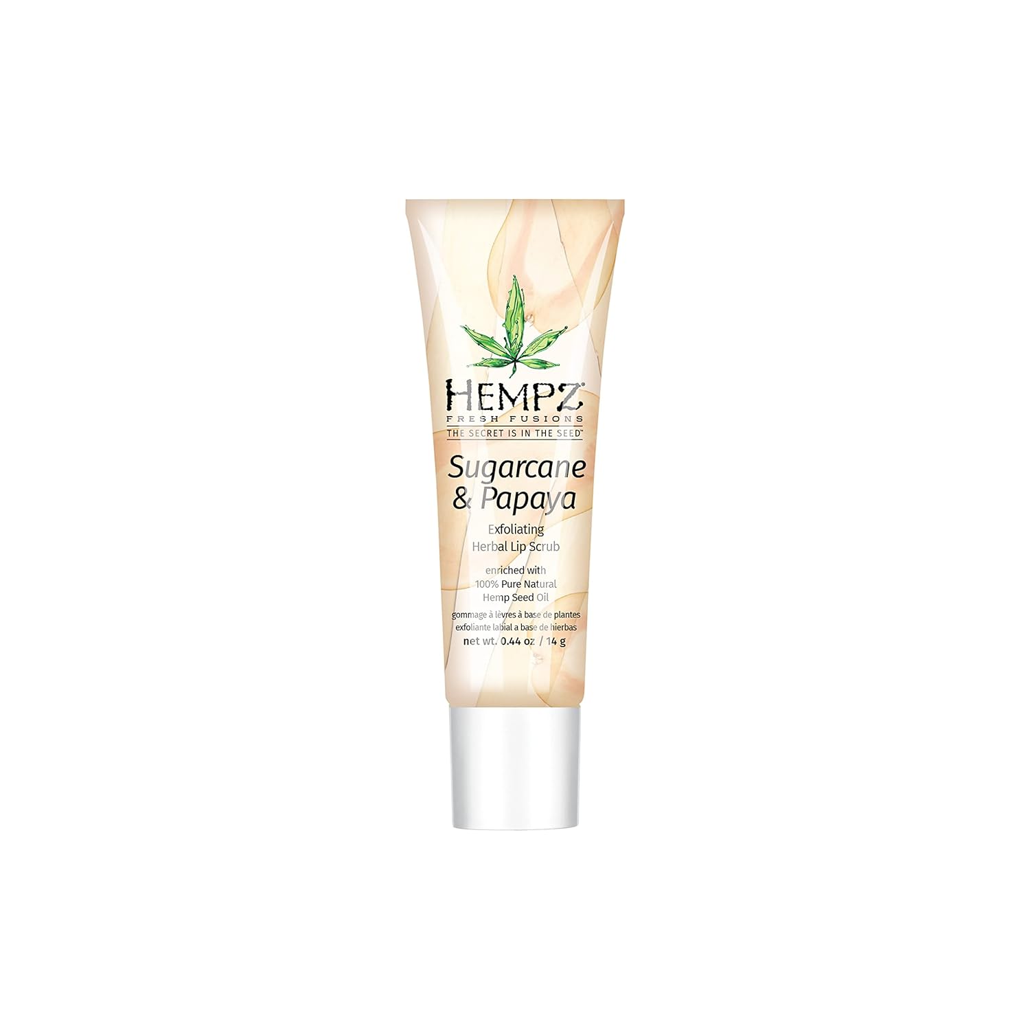 Hempz Lip Scrub, Fresh Fusions Sugarcane & Papaya Herbal, .44 Oz