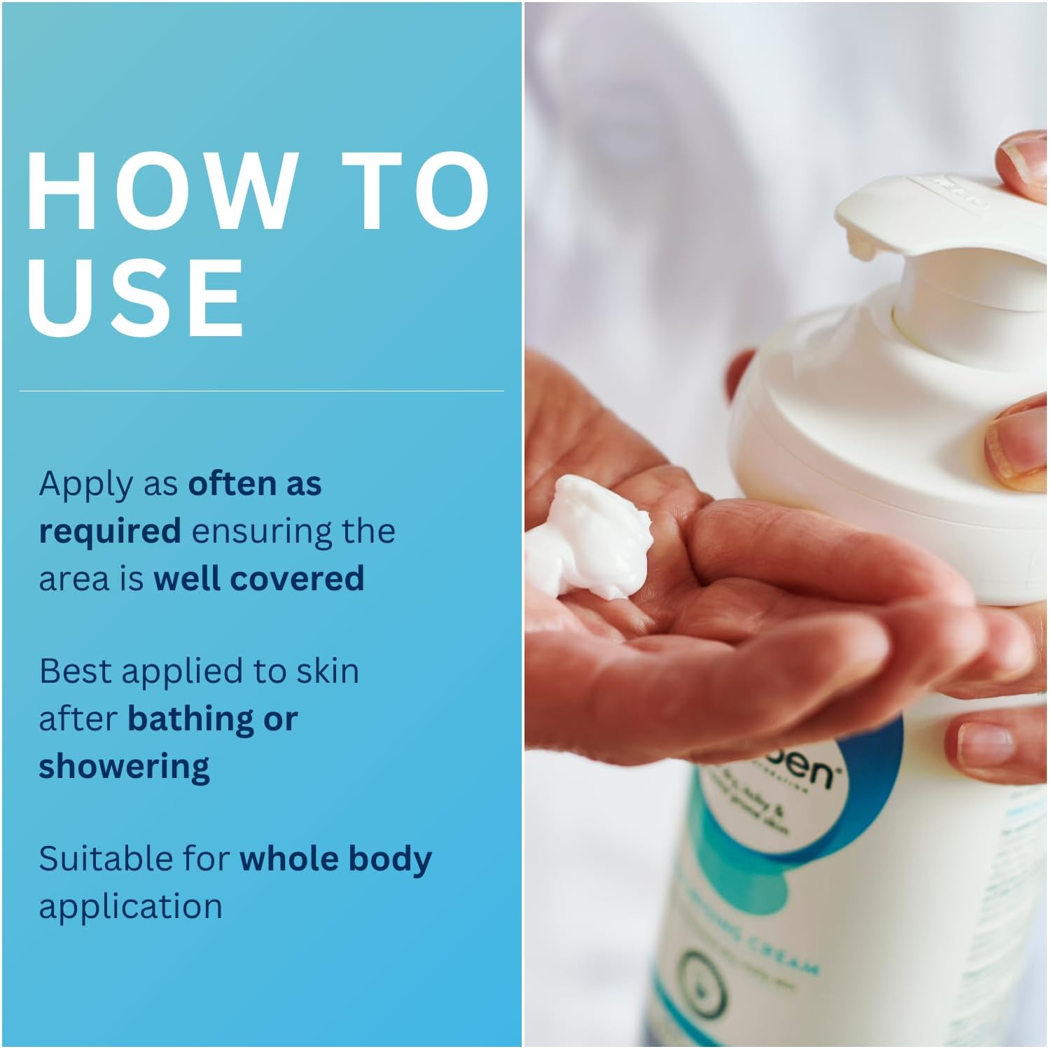 Cetraben Moisturising Cream, For Dry, Itchy, Sensitive & Eczema-Prone Skin, Soothe, Moisturise, Hydrate, & Protect, Dermatological Moisturiser,Daily Use on the Body, Fragrance Free, 1 x 475ml : Amazon.co.uk: Beauty