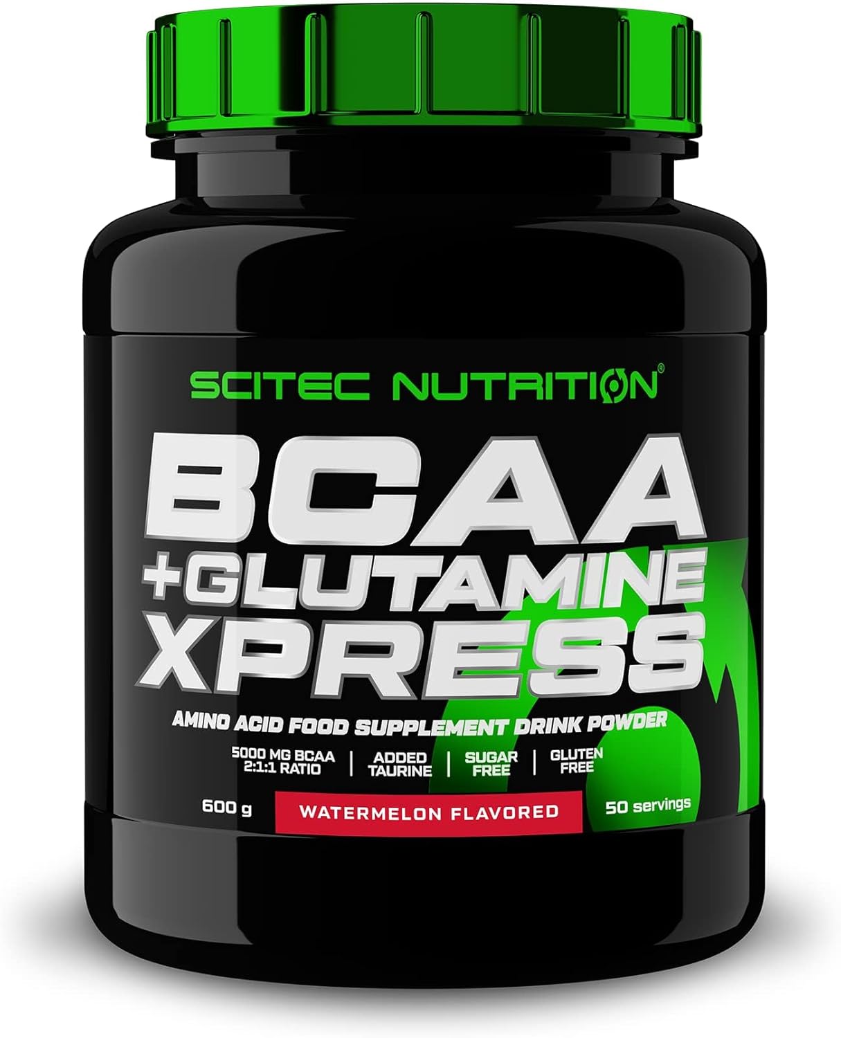 Scitec Nutrition Bcaa + Glutamine Xpress – Essential Amino Acid Blend – With 5G 2:1:1 Bcaas – 5G Glutamine – Fortified With Taurine, 600 G, Watermelon