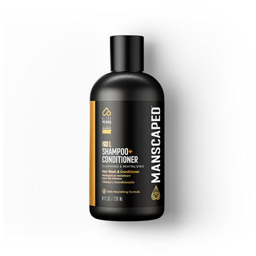 Manscaped® 2 In 1 Shampoo & Conditioner, Ultrapremium Formula Infused With Sea Kelp, Coconut Water, Aloe For Nourishing And Hydrating Hair (8 Oz)