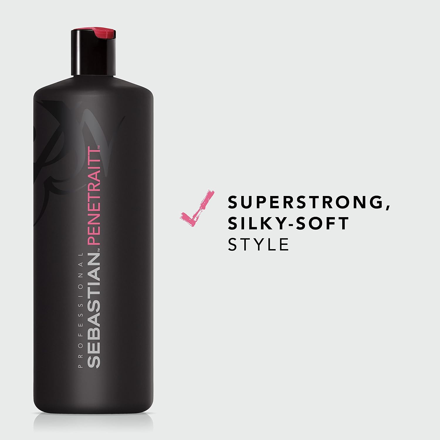 Sebastian Professional Penetraitt Shampoo, Strengthen & Repair For Damaged Hair, Professional Hair Care, 1L