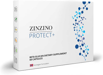 Protect+ - Immune Support Supplement With Beta-Glucans, Vitamin C & D3 - Boosts Immune System With Synergistic Blend - 60 Capsules