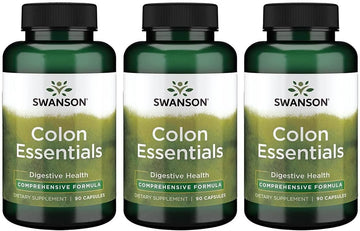 Swanson Colon Essentials 90 Capsules (3 Pack)