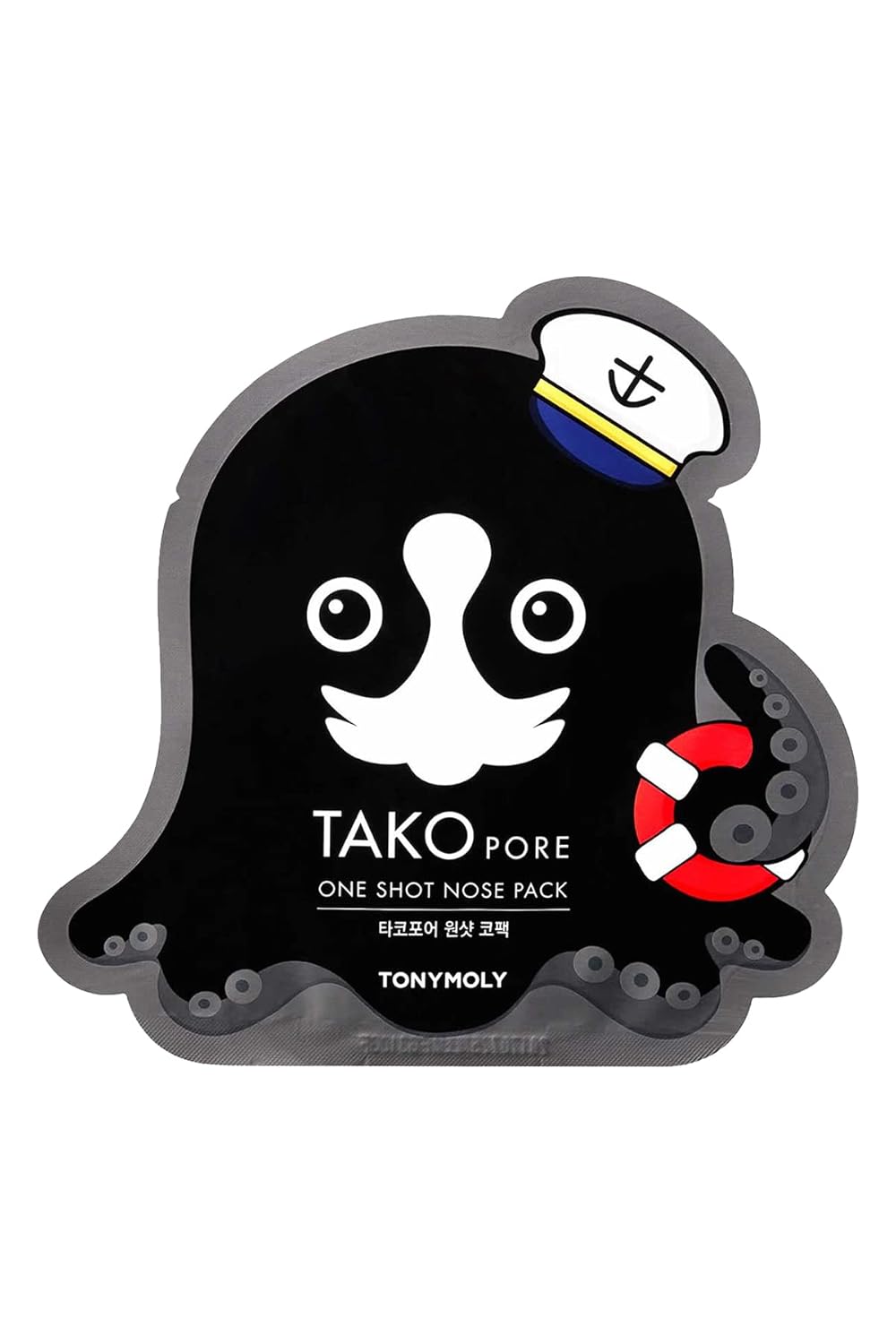 Tonymoly Tako Pore One Shot Nose Pack,Reduces Appearance Of Pores And Spots For Marine,Nose