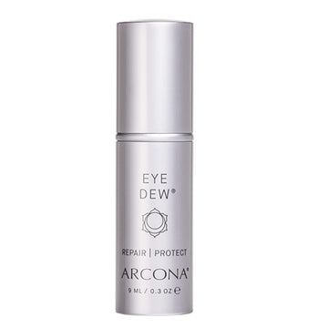 Arcona Eye Dew - Shea Butter, Hyaluronic Acid + Liquid Crystals Fill In Lines + Wrinkles, Hydrates, Protects .3 Oz. Made In The Usa