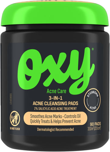 Oxy Maximum Action 3-In-1 Treatment Pads, 90 Count
