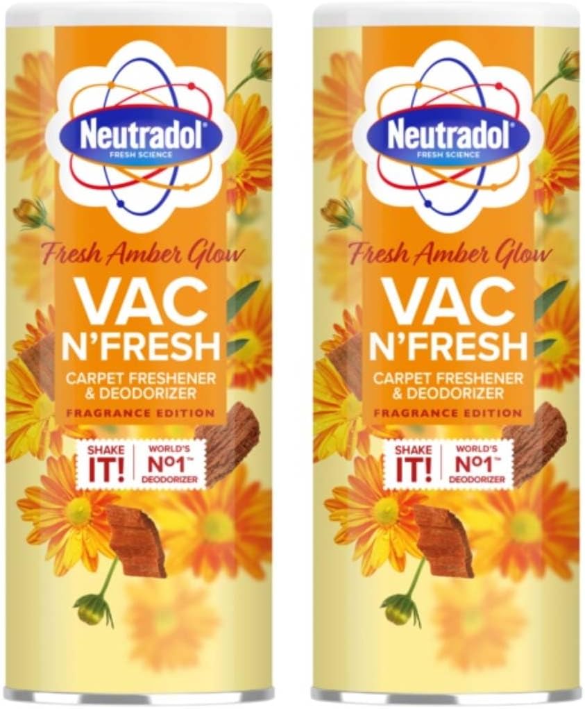 Neutradol Carpet Deodoriser 350G Fresh Amber Glow (2 Pack)