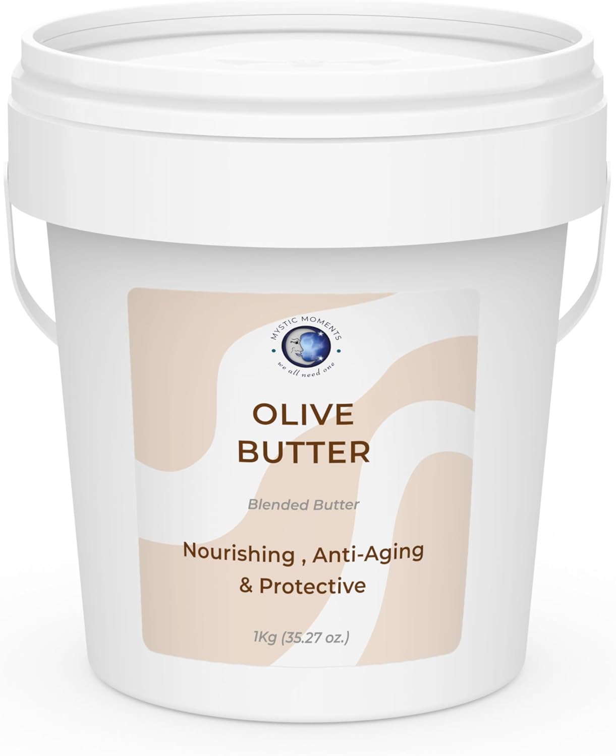 Mystic Moments | Olive Blended Butter 1Kg - 100% Natural Cosmetic Butters Vegan Gmo Free