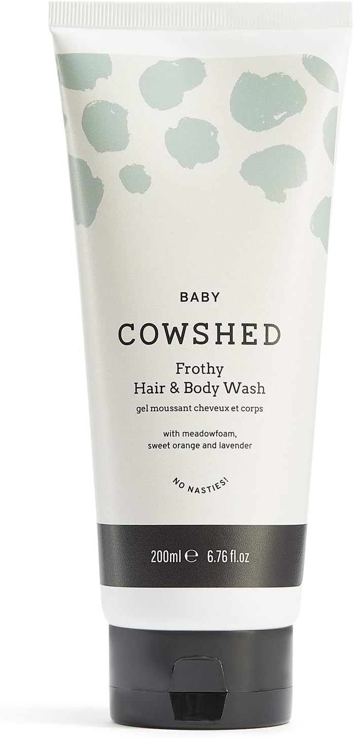 Cowshed Baby Lavender Frothy Hand & Body Wash, 200 Ml