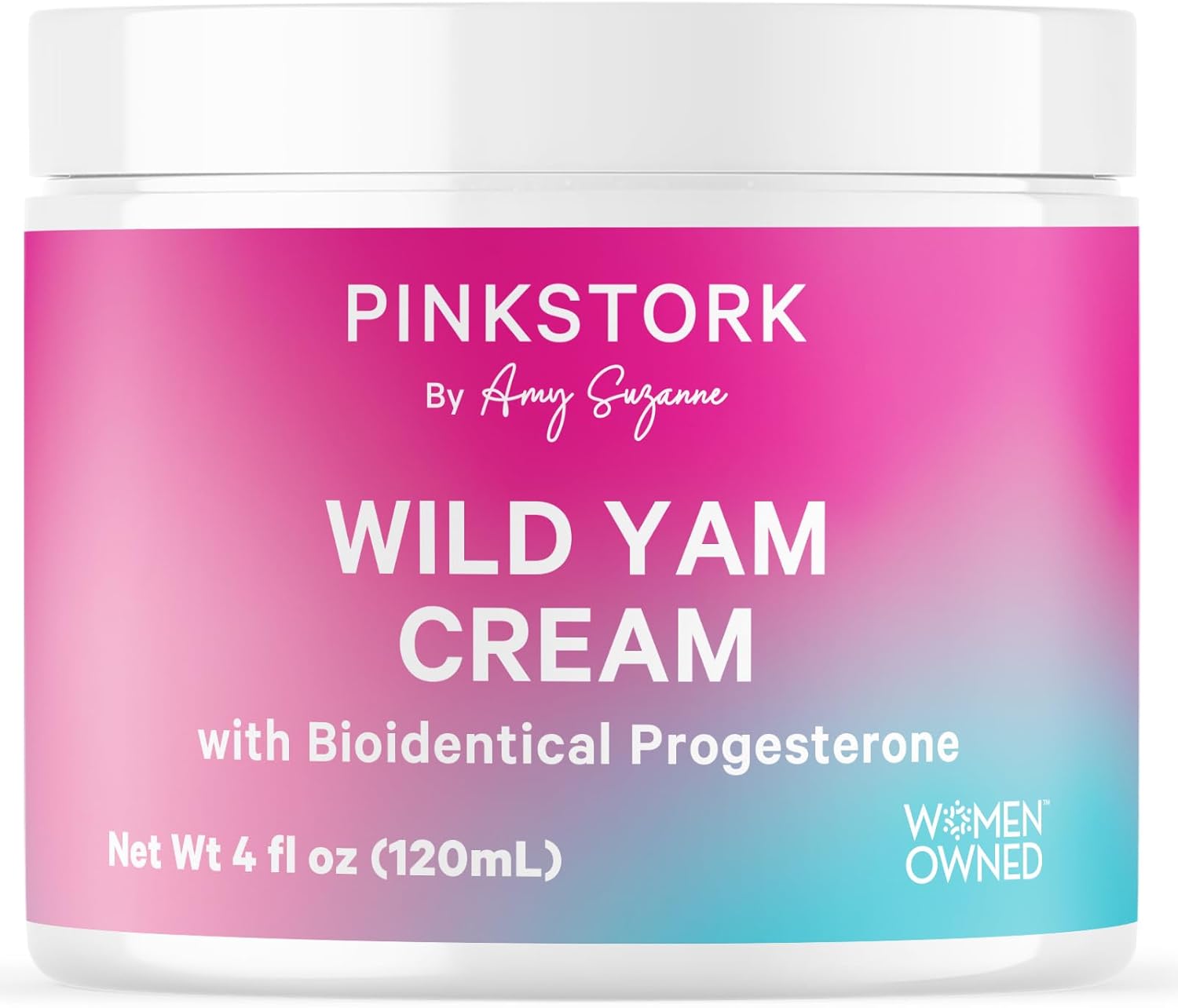 Pink Stork Wild Yam Cream - Bioidentical Progesterone Cream For Women - Support Hormone Balance For Fertility & Conception - Natural Progesterone Supplement - Unscented, 4 Oz